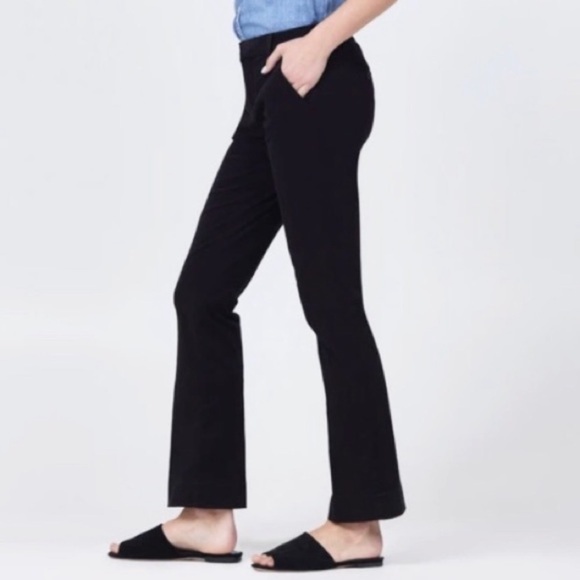 NWT Lila Ryan The Jenalyn Bootcut Trouser Pants in Black - Picture 2 of 16